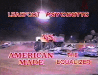 fuzzyghost 80s vhs vaporwave trucks GIF