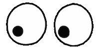 Nervous Eyes Sticker by golden freckles
