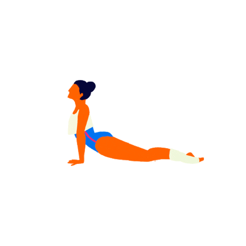 Woman Yoga Sticker by Season Paper Collection