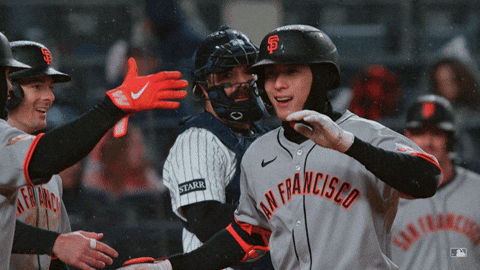 High Five Hi 5 GIF by San Francisco Giants