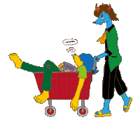 CHEBLO shopping cheblo チェブロ 買い物 Sticker