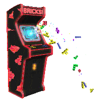 glow video game Sticker by Chris Timmons