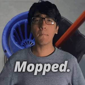 Mopped.
