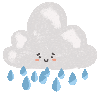 Rain Cloud Sticker