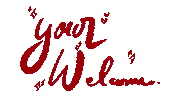 Happy Youre Welcome Sticker