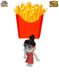 Hungry Fast Food Sticker by Zhotcita