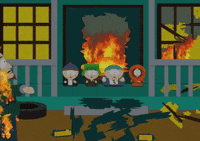 scared eric cartman GIF by South Park 