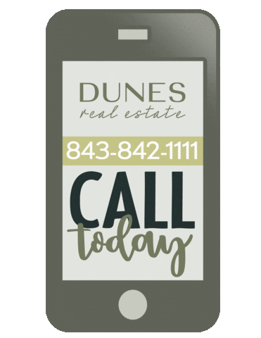 DunesRealEstate giphyupload real estate phone realtor Sticker