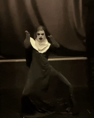 The Nun Dance GIF