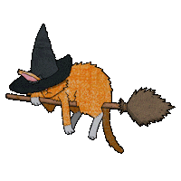 Tired Cat Sticker by William Robin Conway