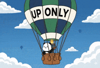 Happy To The Moon GIF by Kanpai Pandas