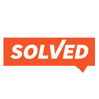 Solved marketing company communicatie solved Sticker