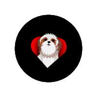 XOPUPS dog puppy shihtzu xopups Sticker