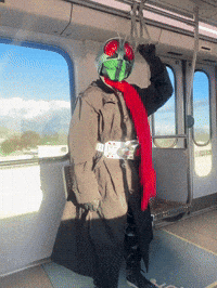 Kamen Rider Cosplay GIF