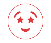 SLGBrands smile star eyes smileyface Sticker