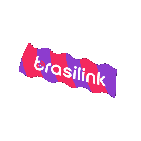 Brasilink giphygifmaker flag rosa roxo Sticker