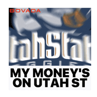 Utah State Aggies Sticker by Bovada