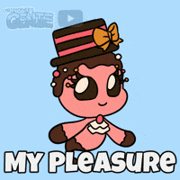 You Are Welcome No Problem GIF by Christophers Genie