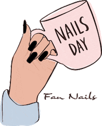 Fan Nails Sticker by coffeetowncentrorio