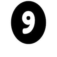 Number Blanco Sticker