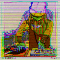 linski101 illustration vintage dj 80s GIF