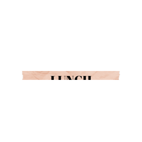Lunch Sticker