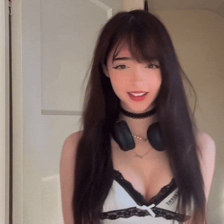 Beautiful Girl Flirt GIF
