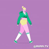 Chill Walking GIF