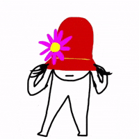 Red Hat Hello GIF by Barbara Pozzi