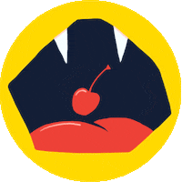 Cherry Fangs Sticker by Stureplansgruppen