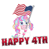 Happy Independence Day Sticker by JPedicini