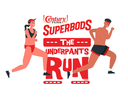 Finish Line Running Sticker by Century Tuna