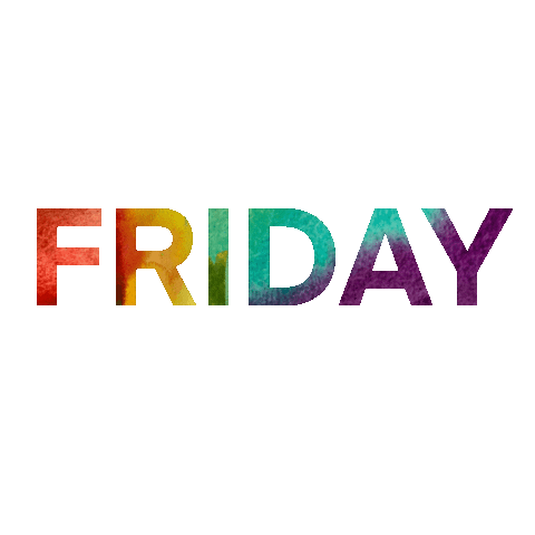 Rainbow Friday Sticker