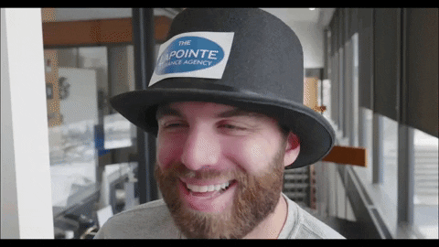 Hat Reaction GIF by Lapointe Insurance Agency