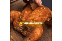 Chicken Eat Sticker