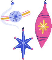 Christmas Tree Sticker by Bett Norris
