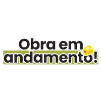 trestatti obra em andamento urbanizadora em andamento trestatti Sticker