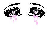 Eyes Crying Sticker