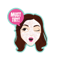 Girl Must Sticker by The Beauty Mask Company®