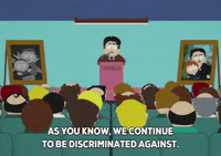 crowd speech GIF by South Park 