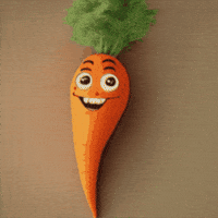 Happy Carrot GIF by Gallery.fm