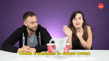 Vodka Translates to Sweet Water