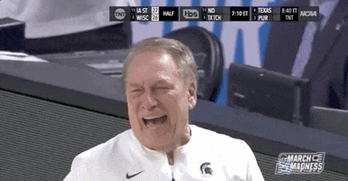 Shocked No Way GIF by NCAA March Madness