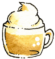Coffee Winter Sticker by Linouspots