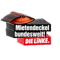 Wohnen Wohnung Sticker by DIE LINKE