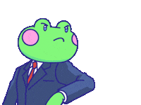 Fun Frog Sticker by Dwindlebag