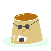 Pudding ぷりん Sticker