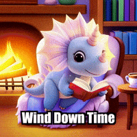 Reading Relaxation GIF by Divineasaur