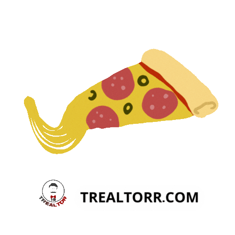 Real Estate Pizza Sticker by Trealtorr