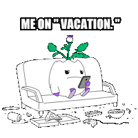 Relaxing Work From Home Sticker by Magic Eden